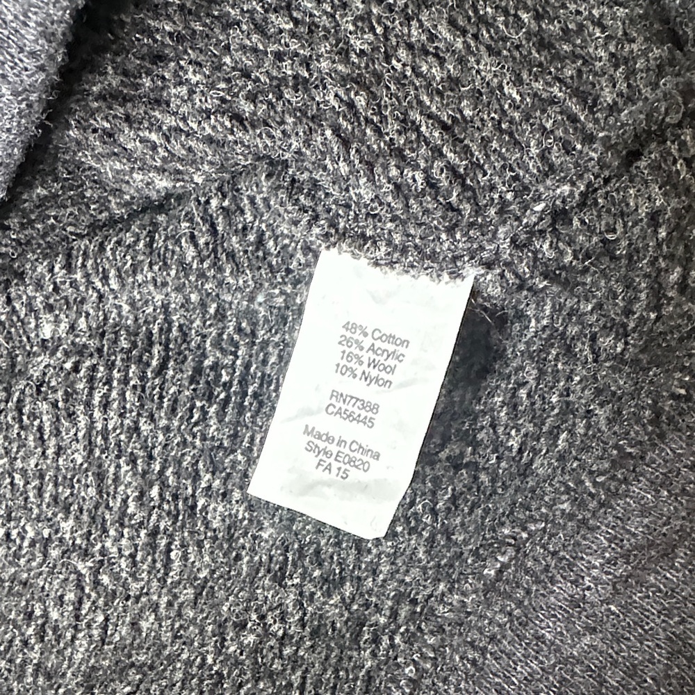 J. Crew Dark Gray Sweater Size Small - Picture 3 of 7